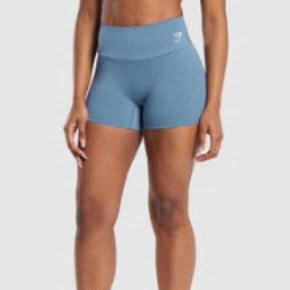 Gymshark Women's Blue Training Shorts - Picture 8 of 10